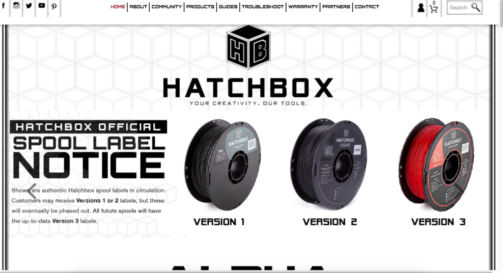 Hatchbox Website