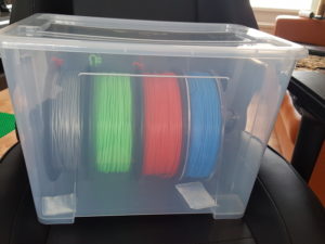 how to store 3d printing filament