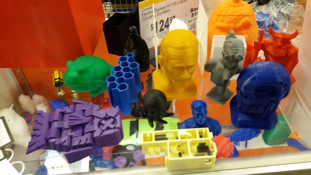3D Printed Plastic Objects